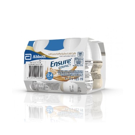 Ensure compact caffe alimento per fini medici 4 bottiglie da 125 ml