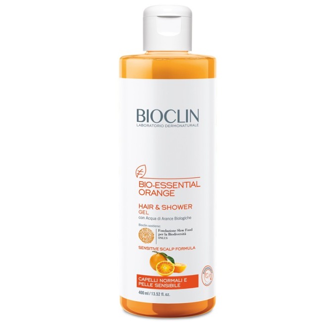 Bioclin bio essential orange detergente capelli e corpo 400 ml