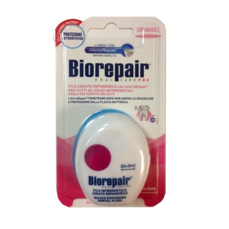 Biorepair filo interdentale espandibile antiplacca 1 pezzo