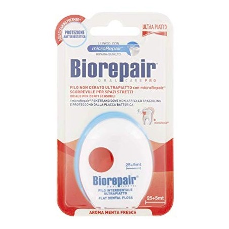 Biroepair filo interdentale piatto antiplacca e antitartaro