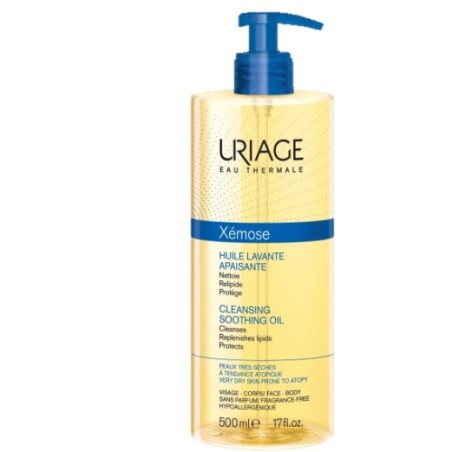 Uriage Xemose olio detergente per pelle secca con prurito 500 ml