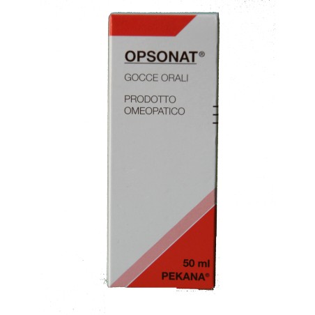 Pekana opsonat gocce 50 ml spagirico medicinale omeopatico