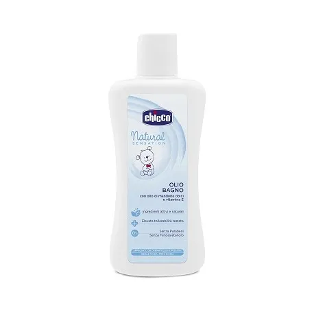 Chicco olio bagno naturale pelli sensibili con vitamina E 100 ml