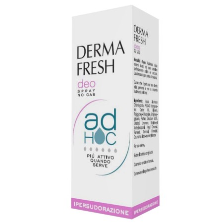 Dermafresh ad hoc ipersudorazione deodorante spray no gas 100 ml