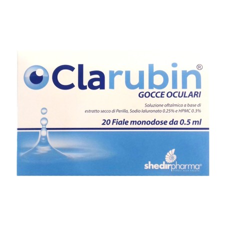 Clarubin gocce oculari con acido ialuronico 20 fiale monodose