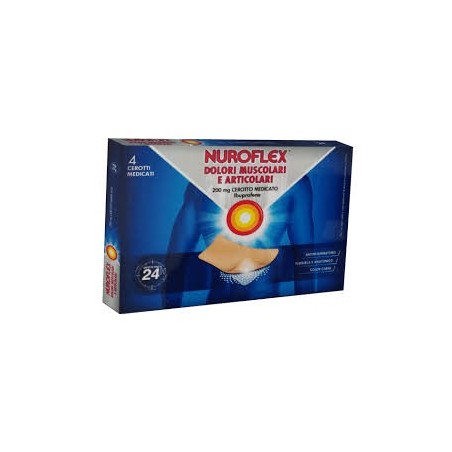 Nuroflex dolori muscolari 4 cerotti di ibuprofene 200 mg