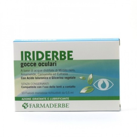 Iriderbe gocce oculari monodosi 10 flaconcini da 0,5ml