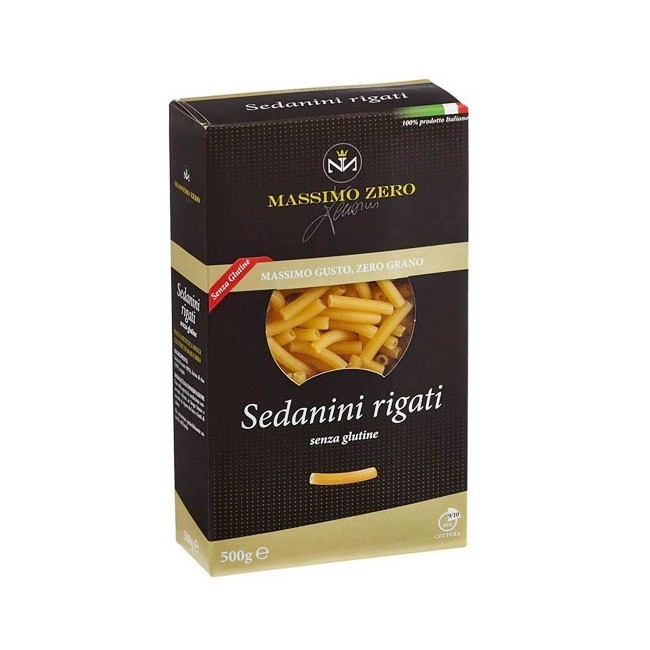 Massimo Zero Sedanini rigati pasta senza glutine 400 grammi