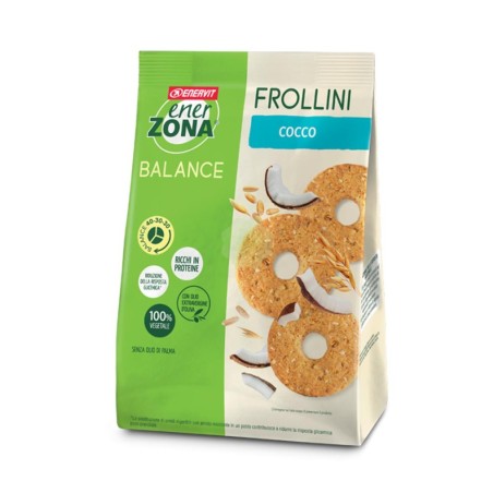 Enerzona frollino cocco pasto sostitutivo per comtrollo peso 250g