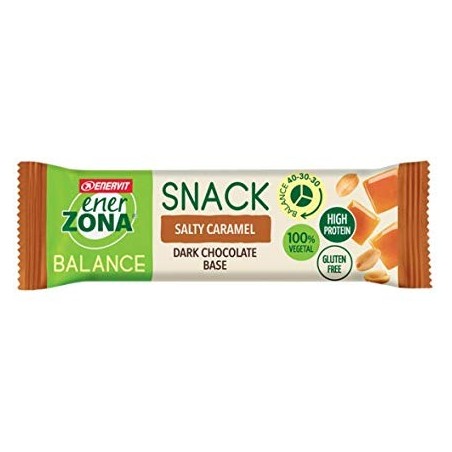 Enerzona snack salty caramel 25 g pasto sostitutivo controllo peso