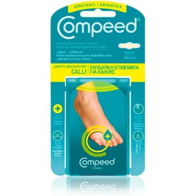 Compeed cerotti per calli idratanti con siero ed idrocolloide  6 pezzi