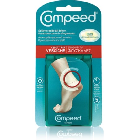 Compeed cerotti idrocolloidali per vesciche medio 5 pezzi