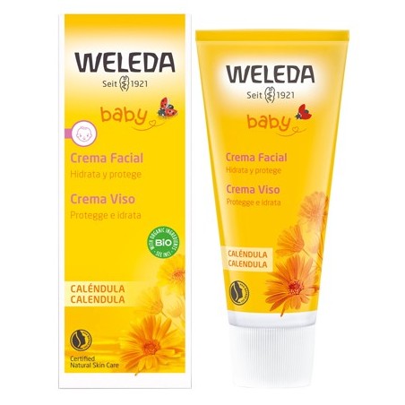 Weleda Baby crema viso calendula per bambini e neonati 50 ml