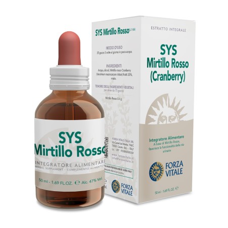 SYS MIRTILLO ROSSO GOCCE 50 ML