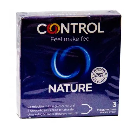 Control new nature profilattici 2,0 in lattice di gomma 3 pezzi - Para-Farmacia  Bosciaclub