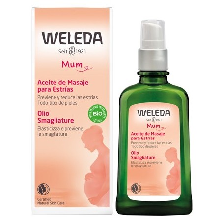 Wleleda Mum olio smagliature per la donna in gravndanza 100 ml