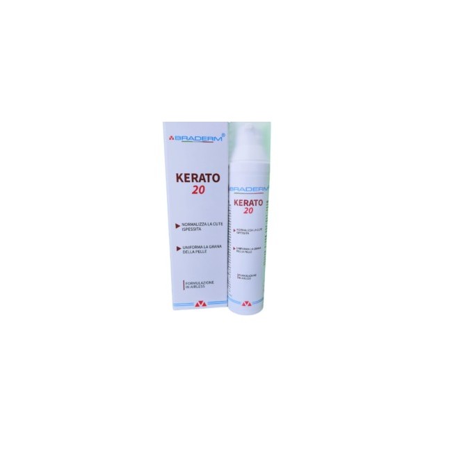 Braderm Kerato 20 emulsione per rossore e ispessimento cutaneo 100 ml