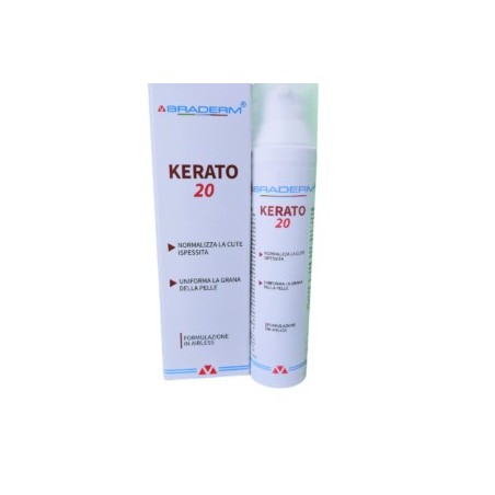 Braderm Kerato 20 emulsione per rossore e ispessimento cutaneo 100 ml