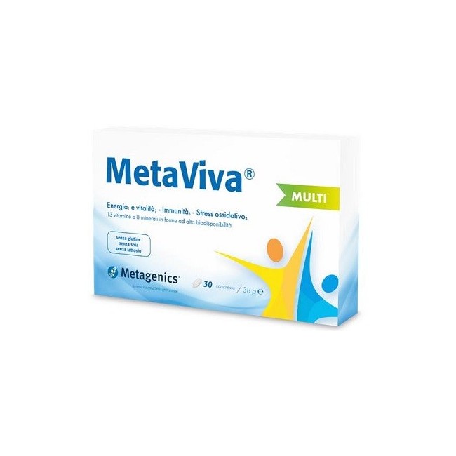 Metaviva multi 30 compresse integratore di vitamine e mineral