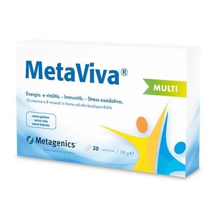 Metaviva multi 30 compresse integratore di vitamine e mineral