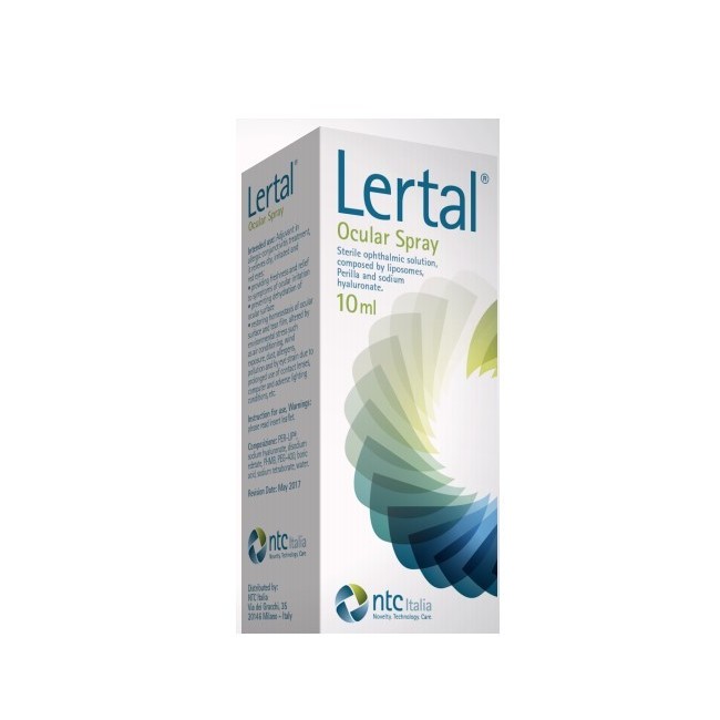 NTC Lertal spray oculare lubrificante e lenitivo con liposomi 10 ml