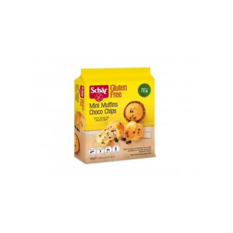 Schar mini muffin choco chips alimento senza glutine 240 - Para-Farmacia  Bosciaclub