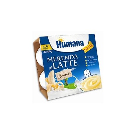 Humana merenda banana 4 x 100 g 