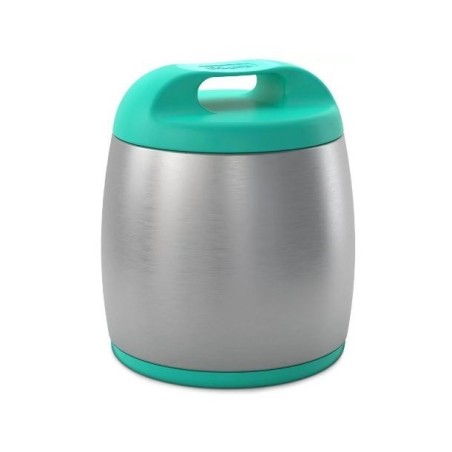 Chicco thermos porta pappa azzurro in acciaio inossidabile 350ml