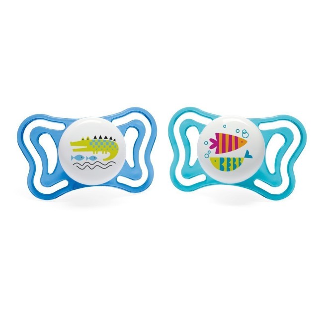 Chicco succhietto light boy silicone 16-36 mesi 2 pezzi