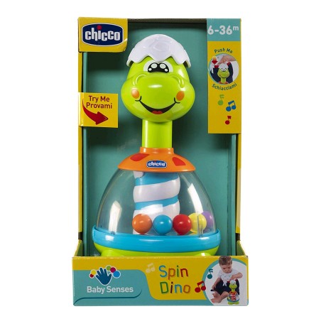 Chicco gioco trottola dino per bambini da 6 a 36 mesi