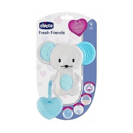 Chicco massaggiagengive friends azzurro refrigerante