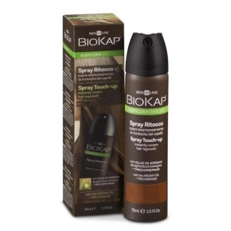 Bios line biokap nutricolor spray ritocco castano mogano 75 ml