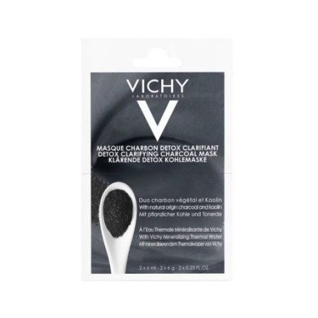 Vichy Maschera Detox Carbone Purificante Schiarente 2x6ml