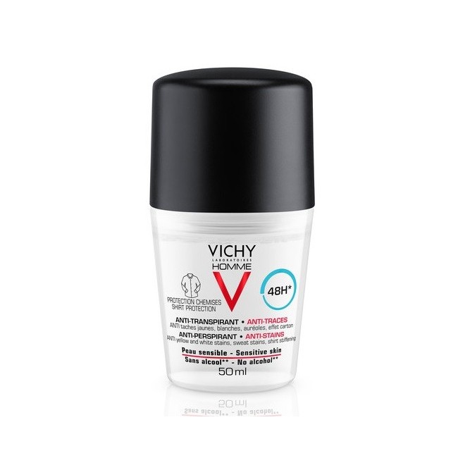 Vichy homme deoodorante uomo anti-macchie 50 ml