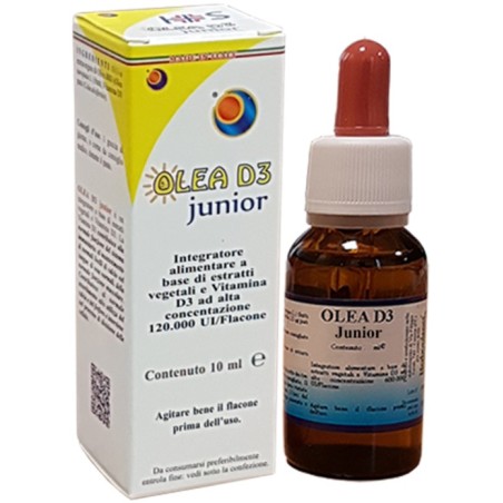 Herboplanet Olea d3 junior gocce integratore 10 ml