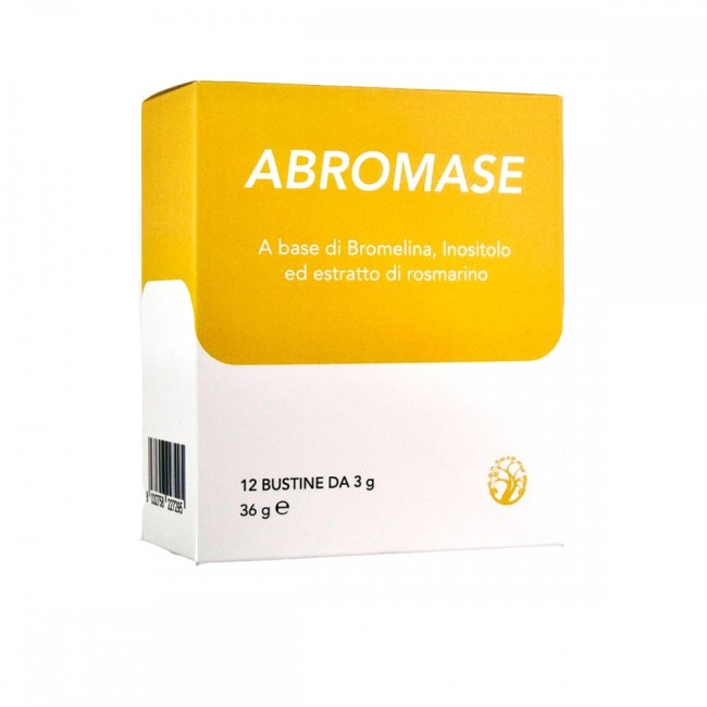 Abros Abromase integratore di bromelina 12 bustine