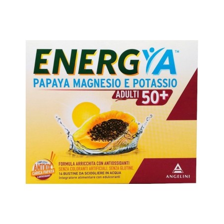 Angelini Energya papaya magnesio potassio 50+ 14 bustine