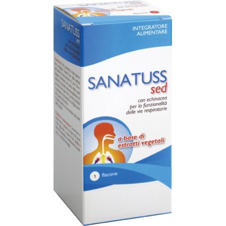 Aqua viva Sanatuss sed sciroppo sedativo per la tosse 200 ml