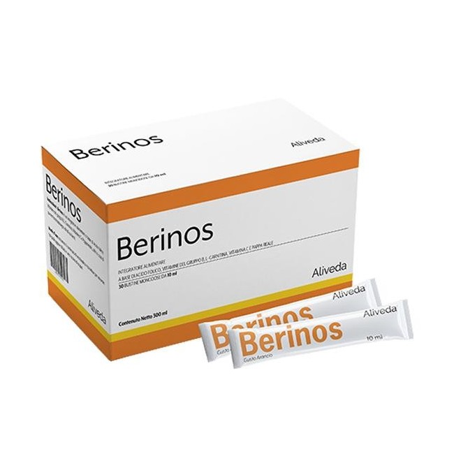 Laboratori Aliveda Berinos 30 bustine x 10 ml integratore energetico