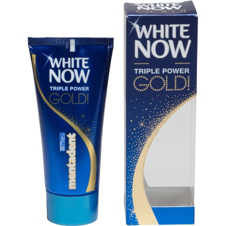 Mentadent white now gold triple power dentifricio 50 ml