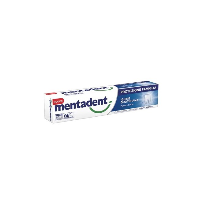 Mentadent protezione famiglia dentifricio igiene quotidiana 75 ml