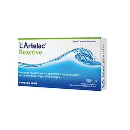 Artelac reactive soluzione oftalmica monodose 10 unita' da 0,5 ml