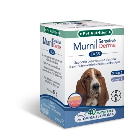 Murnil sensitive derma tabs 40 compresse per la perdita di pelo