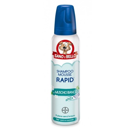 Sano e bello shampoo mousse rapid muschio bianco 300 ml