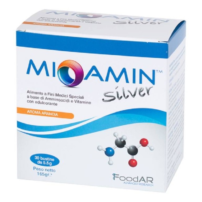 Foodar Mioamin silver 30 bustine integratore di aminoacidi