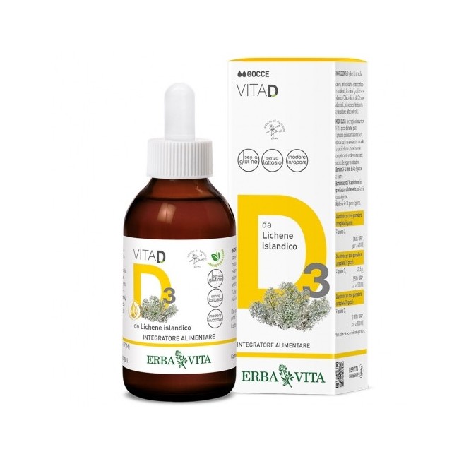 Erba vita Vita d gocce integratore di vitamine 50 ml