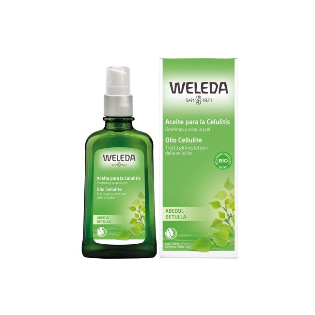 Weleda Italia Olio cellulite betulla pelle liscia e morbida