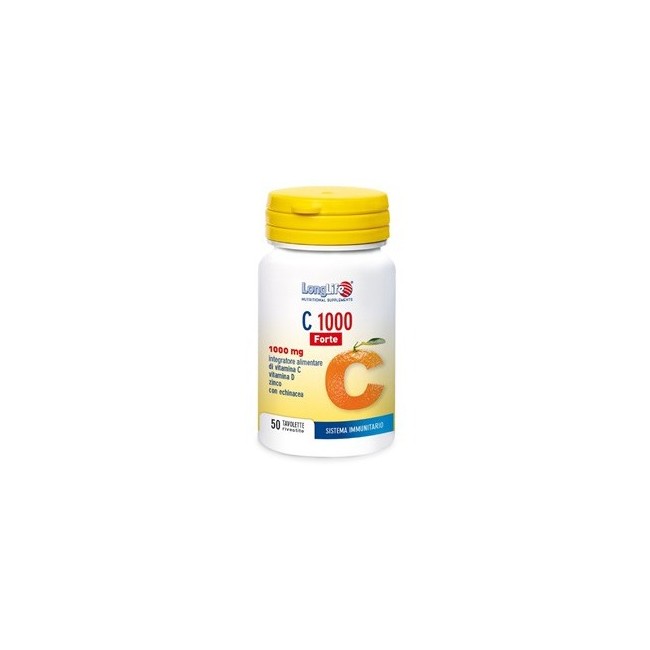 Longlife c 1000 forte 50 tavolette integratore di vitamina c