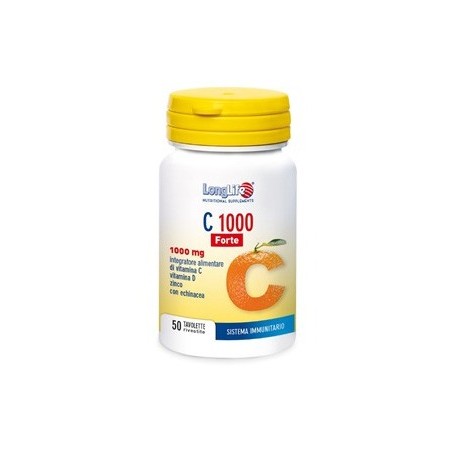 Longlife c 1000 forte 50 tavolette integratore di vitamina c