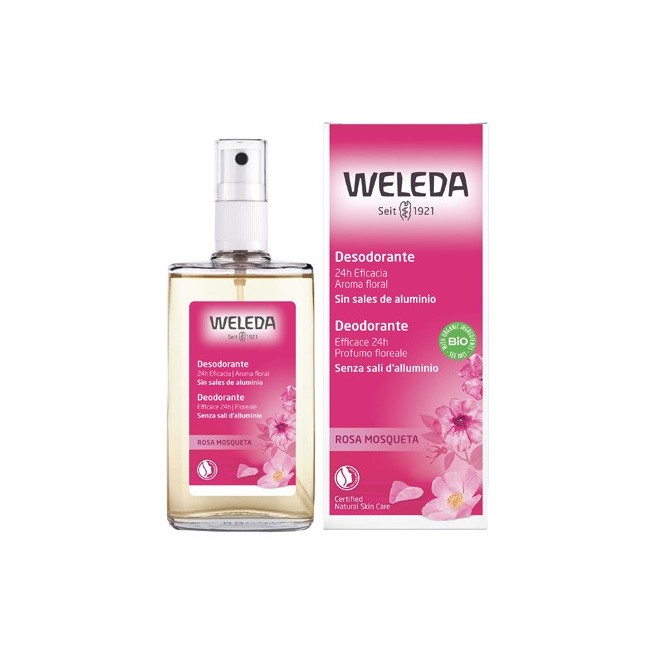 Weleda Deodorante rosa mosqueta pelli sensibili 100 ml